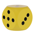 Giant Yellow Foam Dice