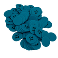 Blue Number 12 Counters