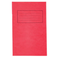 64pg Exercise Book - 6.5"x4" - 8mm Ruled (Red)