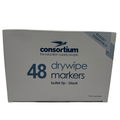 48 Drywipe Markers (Black)